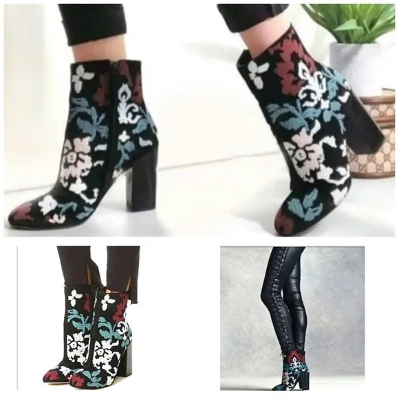 Rebecca Minkoff Shoes - Rebecca Minkoff Embroidered Ankle Boots. 8.5 #010